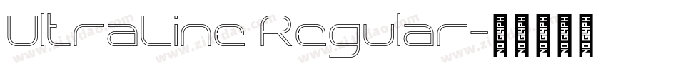 UltraLine Regular字体转换